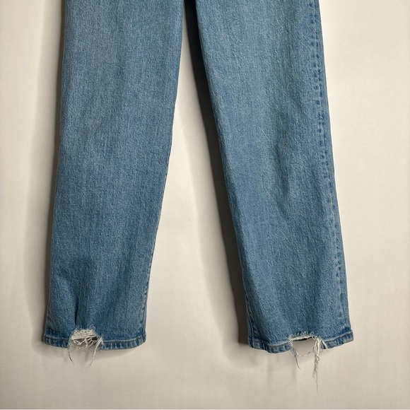Levi’s Premium Denim Ribcage Straight Ankle Women's Jeans Light Wash size 27 - Picture 3 of 14